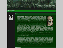 Tablet Screenshot of pacynski.s-f.org.pl